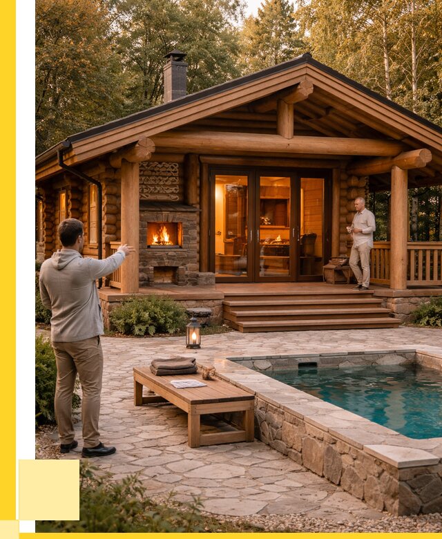 Проекты бань и хамам в Каменке от 25288 р. | ЭриданКам