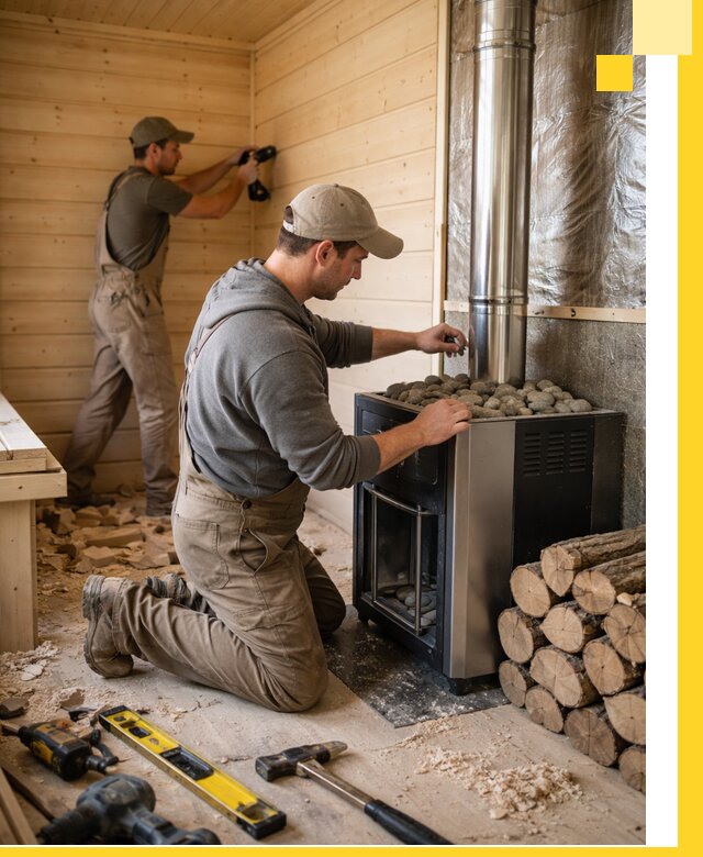 Строительство деревянных бань под ключ в Каменке проекты и монтаж