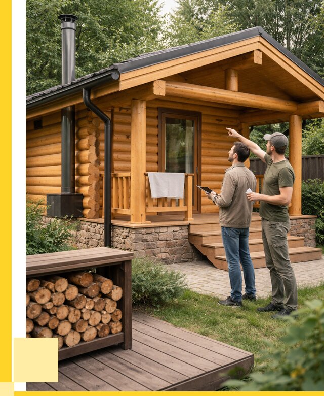 Бани для дачи под ключ в Каменке от 252875 р. | ЭриданКам