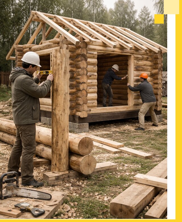 Строительство бань для дачи под ключ в Каменке с доставкой и монтажом