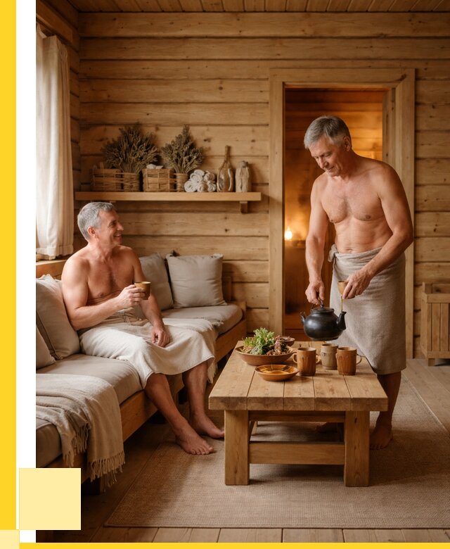 Бани с комнатой отдыха под ключ в Каменке от 455175 р. | ЭриданКам