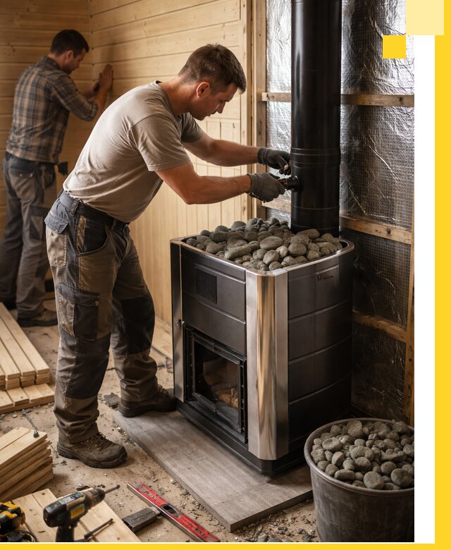 Проектирование и строительство парилок для бани в Каменке под ключ