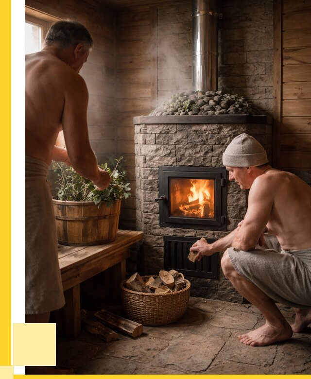 Банные печи под ключ в Каменке от 45518 р. | ЭриданКам кирпичная