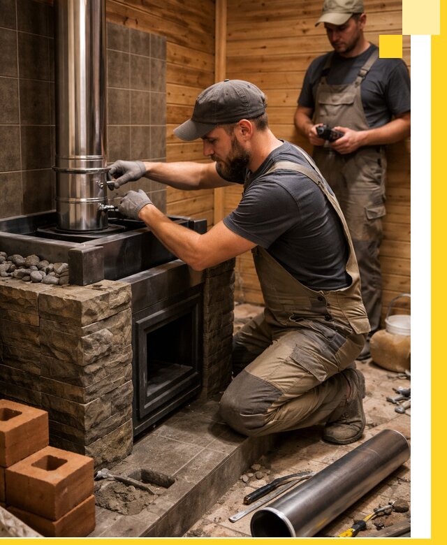 Изготовление и установка банных печей под ключ в Каменке