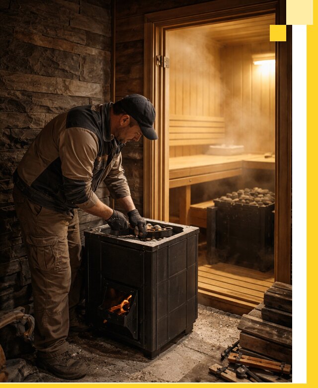 Строительство бани с сауной под ключ в Каменке от проекта до сдачи