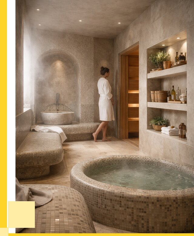 Строительство бани с хамамом в Каменке от 758625 р. | ЭриданКам