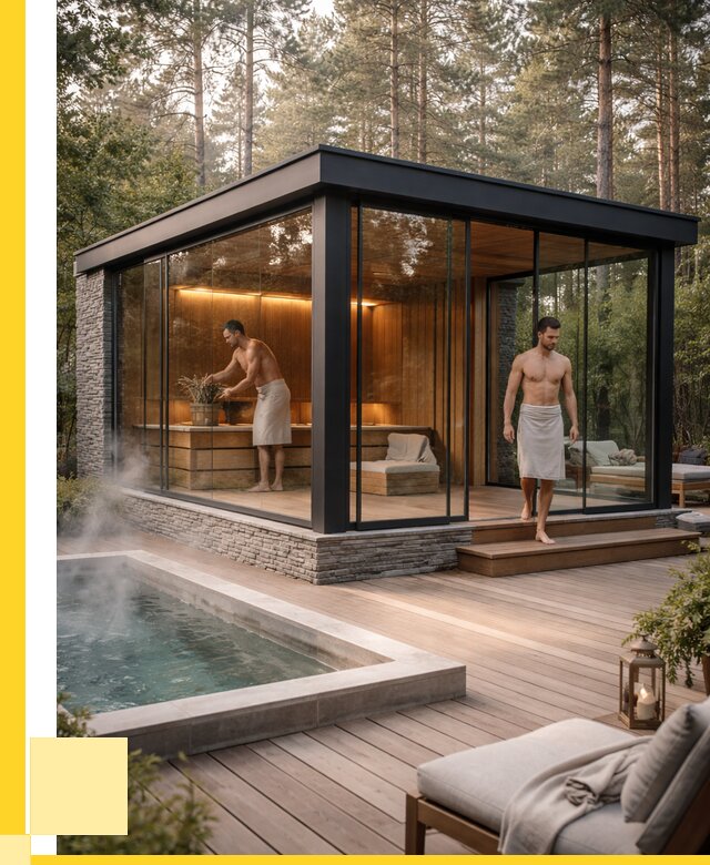 Стеклянные бани и двери в Каменке от 455175 р. | ЭриданКам