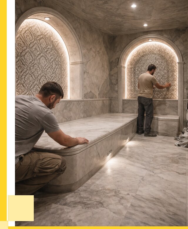 Турецкие бани под ключ в Каменке от 252875 р. | ЭриданКам