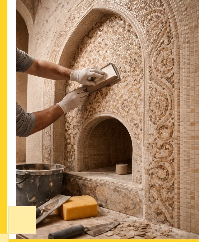 Мозаика для хамама в Каменке под ключ от 5058 р. | ЭриданКам